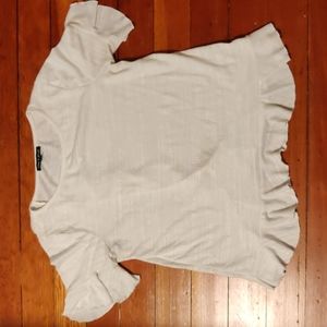 cable & gauge white top with back detailing